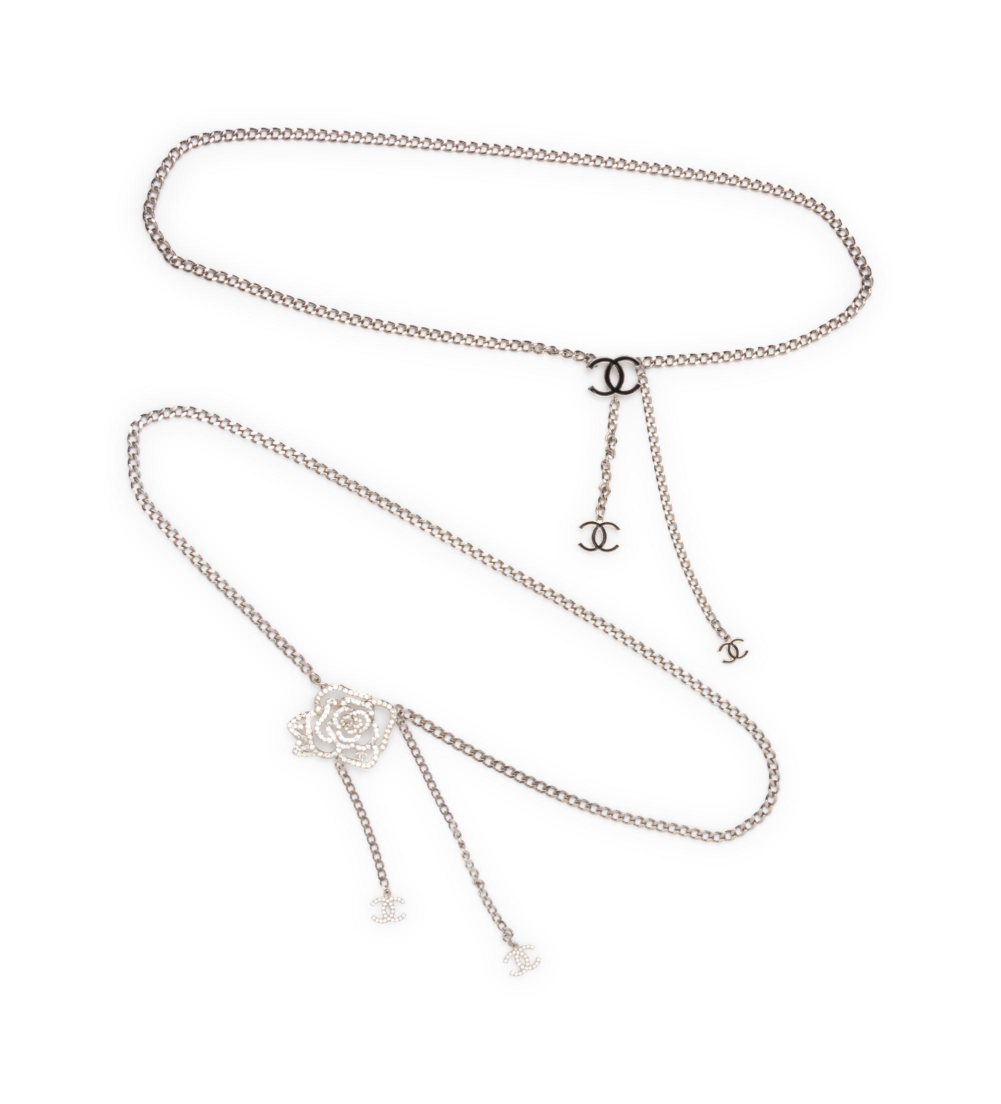 Two Chanel Metal Chain Belts, 2007