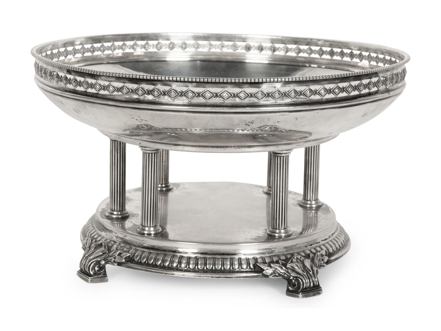 A German Silver Centerpiece Basket