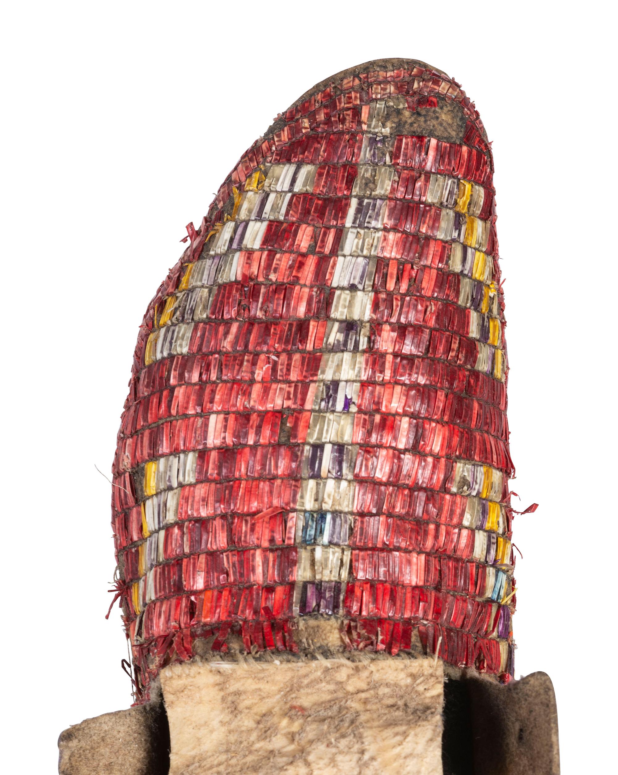 Sioux Quilled Hide Moccasins