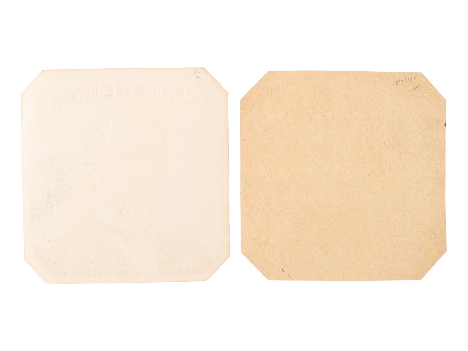 [CLEVELAND, Grover (1837-1908)] -- [HENDRICKS, Thomas (1819-1885)]. A group of cigar box labels from Cleveland and Hendricks' 1884 presidential campaign, comprising: