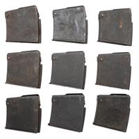 Lot of (9) Solothurn Magazines for the S18-100 and S18-154 20mm Anti-Tank Rifles