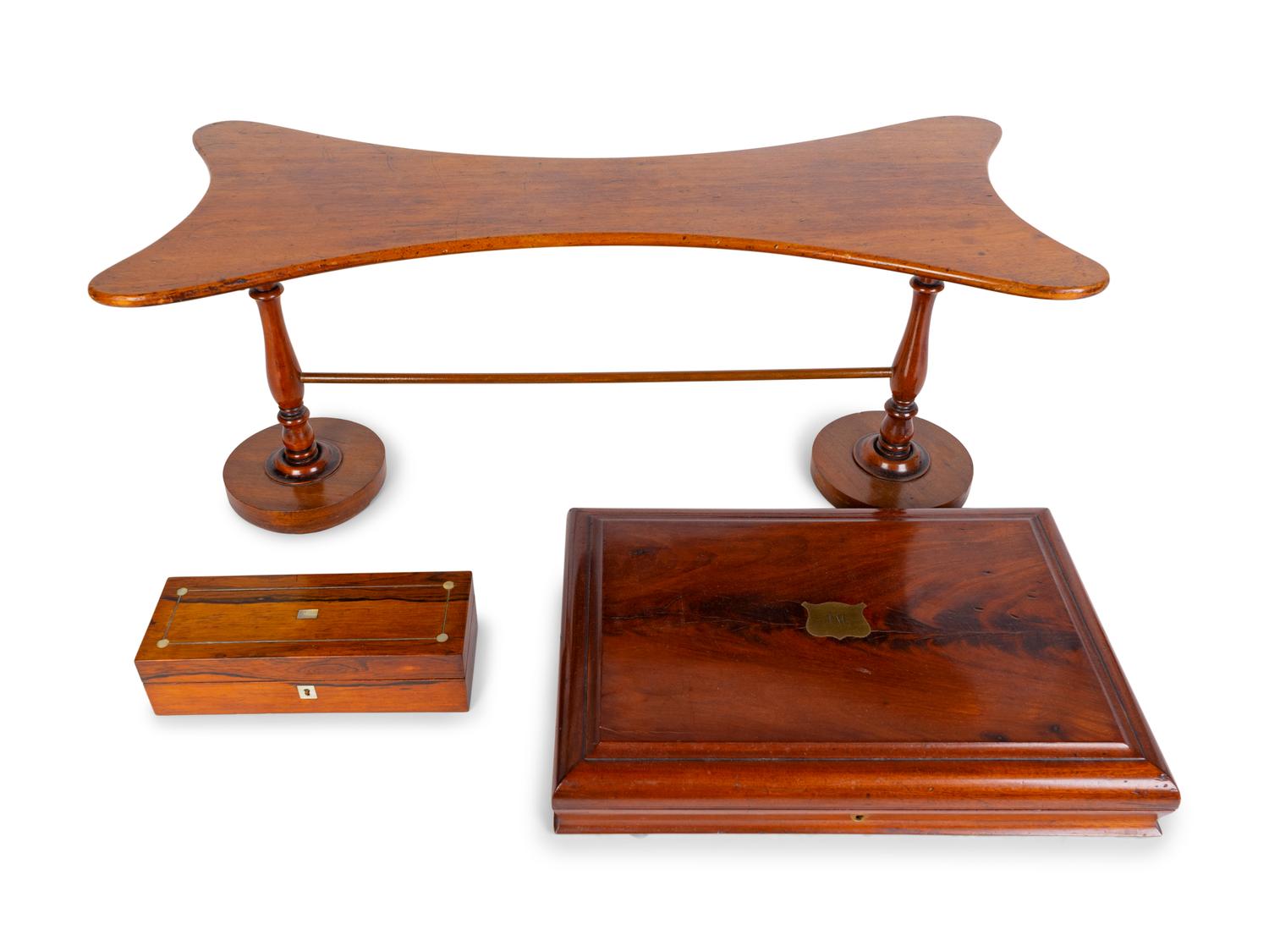 Three English Desk Top Articles — 19TH/20TH CENTURY
