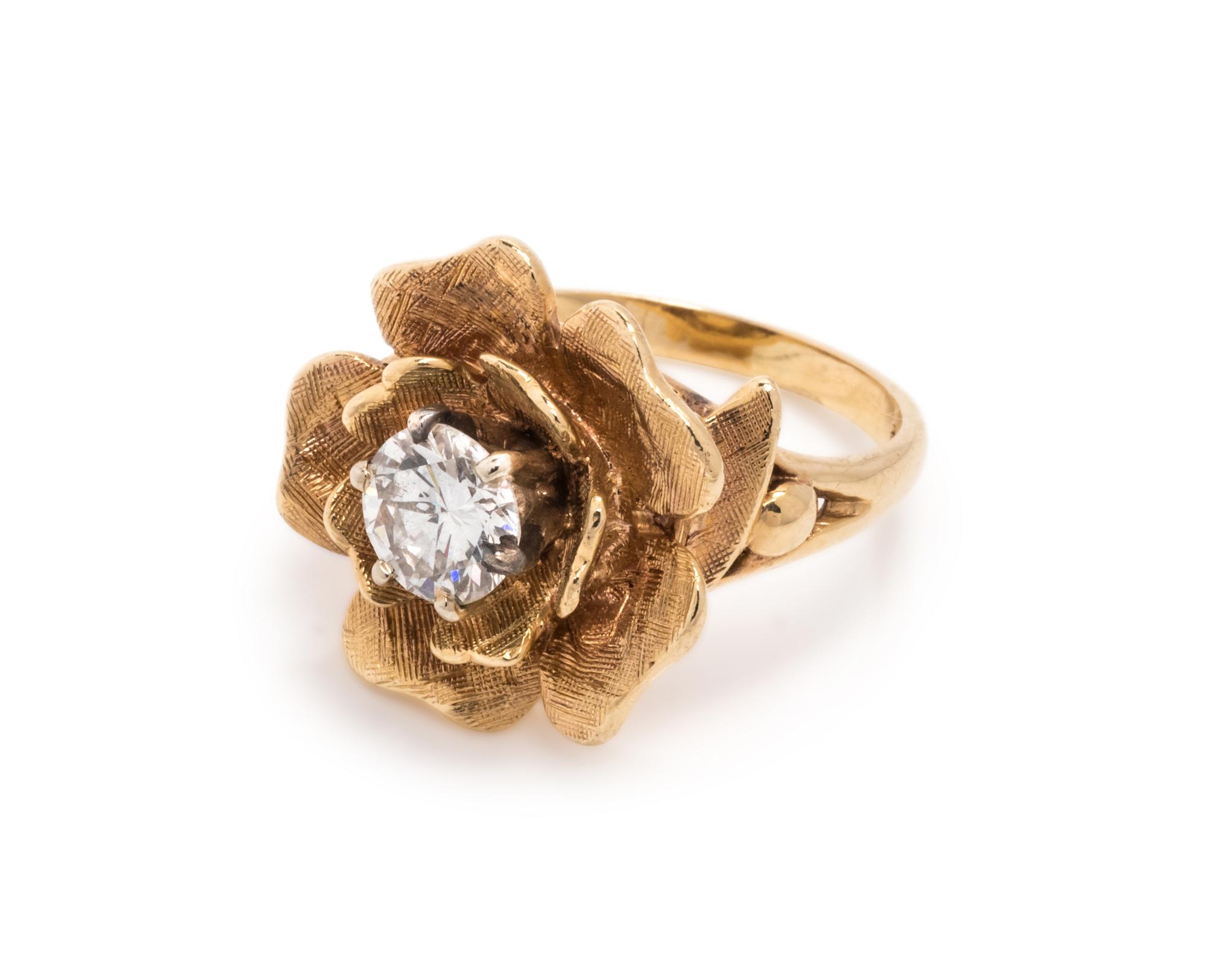 DIAMOND FLOWER RING