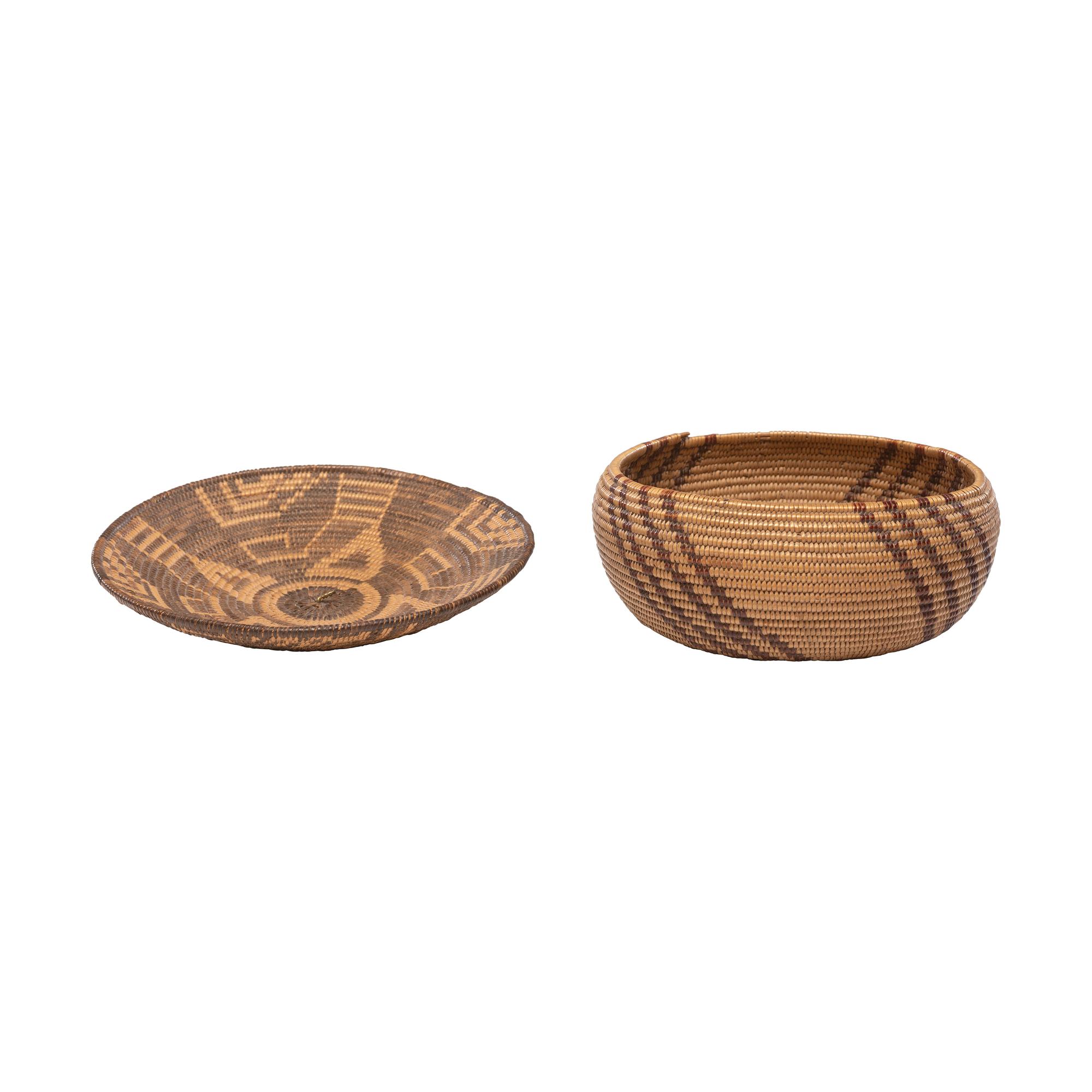 Maidu and Pima Baskets