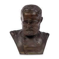 Karl Gerhardt (American, 1853-1940) Bust of Ulysses S. Grant , 1885 bronze