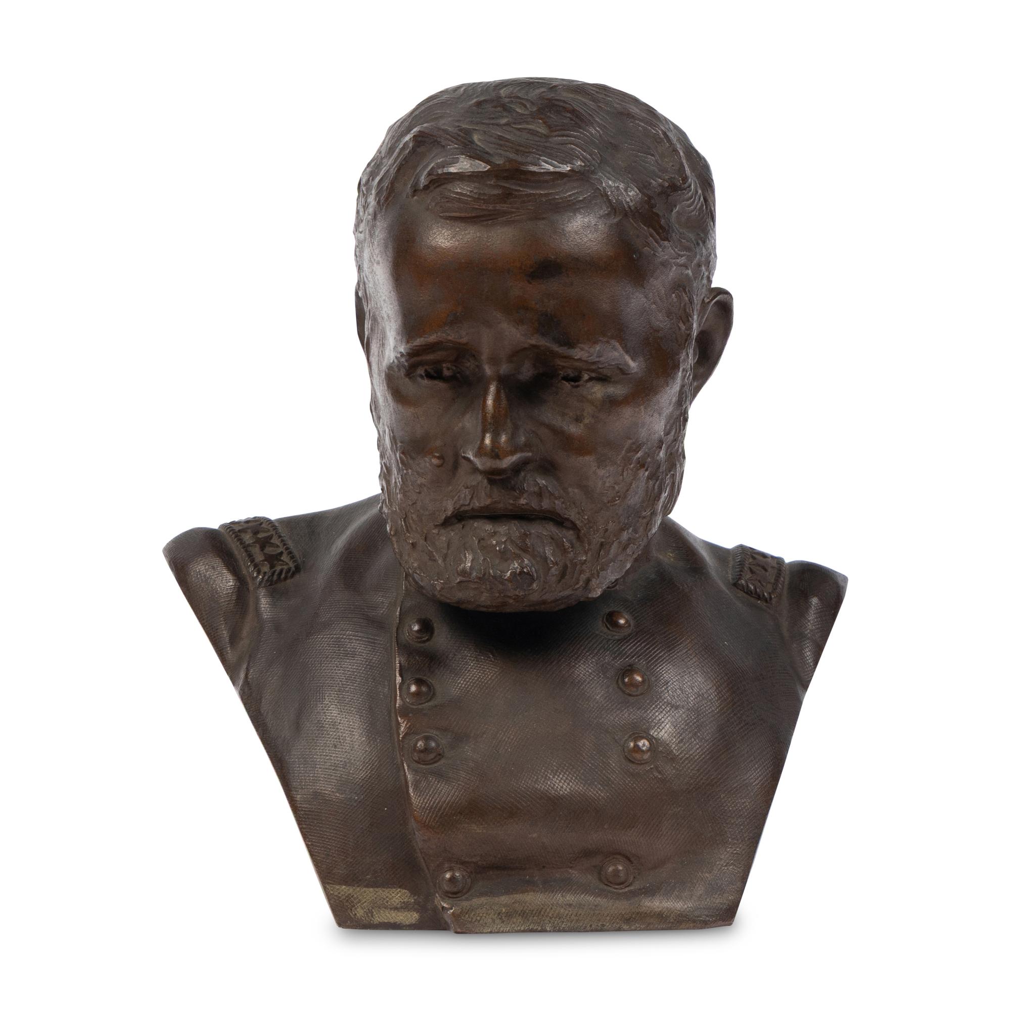 Karl Gerhardt (American, 1853-1940) Bust of Ulysses S. Grant , 1885 bronze