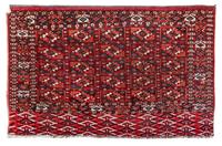 A Turkoman Wool Rug 3 feet 10 inches x 2 feet 2 inches. — FIRST HALF 20TH CENTURY