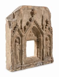 A Continental Marble Tabernacle