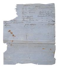[SLAVERY & ABOLITION]. List of Slaves and Free Negroes found under guard when Brig. Gen'l Martin assumed command at Plymouth, NC. [Plymouth, NC], [1864?]. Manuscript listing over 262 individual African Americans with details.