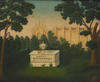 American School 19th Century, A Memorial for Hannah Barrett (1749-1822) of Danvers, Massachusetts