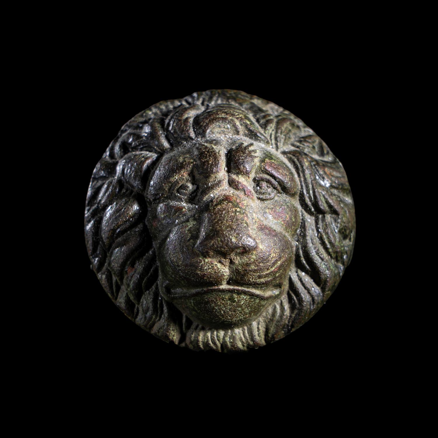 A Roman Bronze Applique in the Form of a Lion