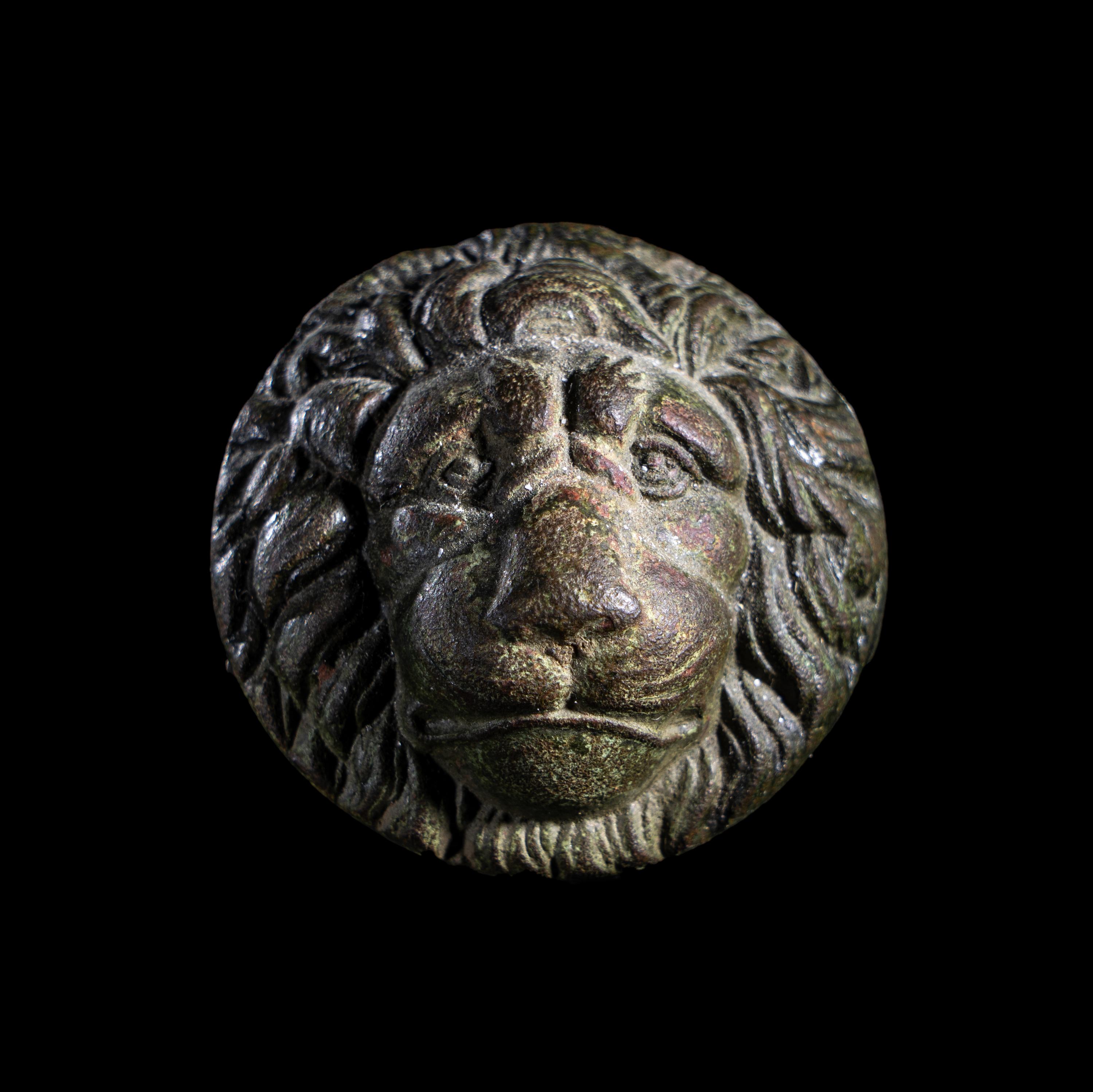 A Roman Bronze Applique in the Form of a Lion