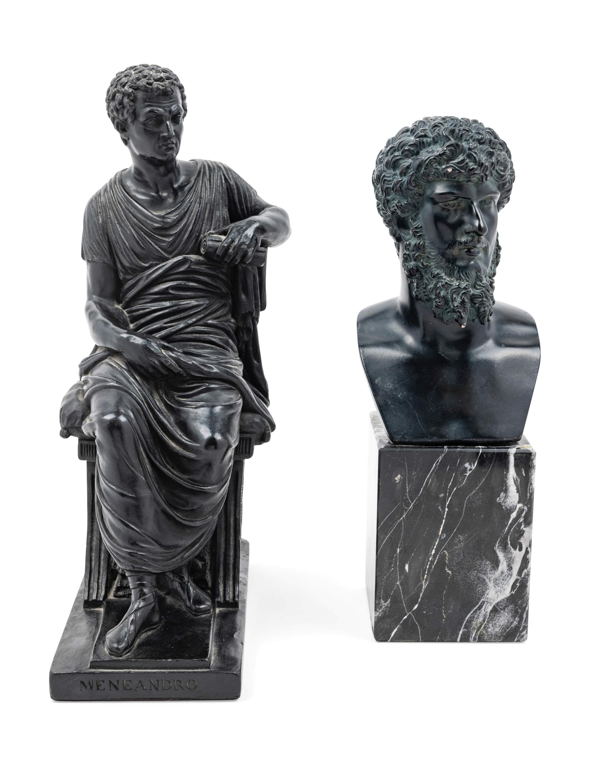 Two Composite Grand Tour Style Figures