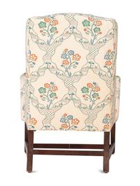 A George III Style Mahogany Easy Chair