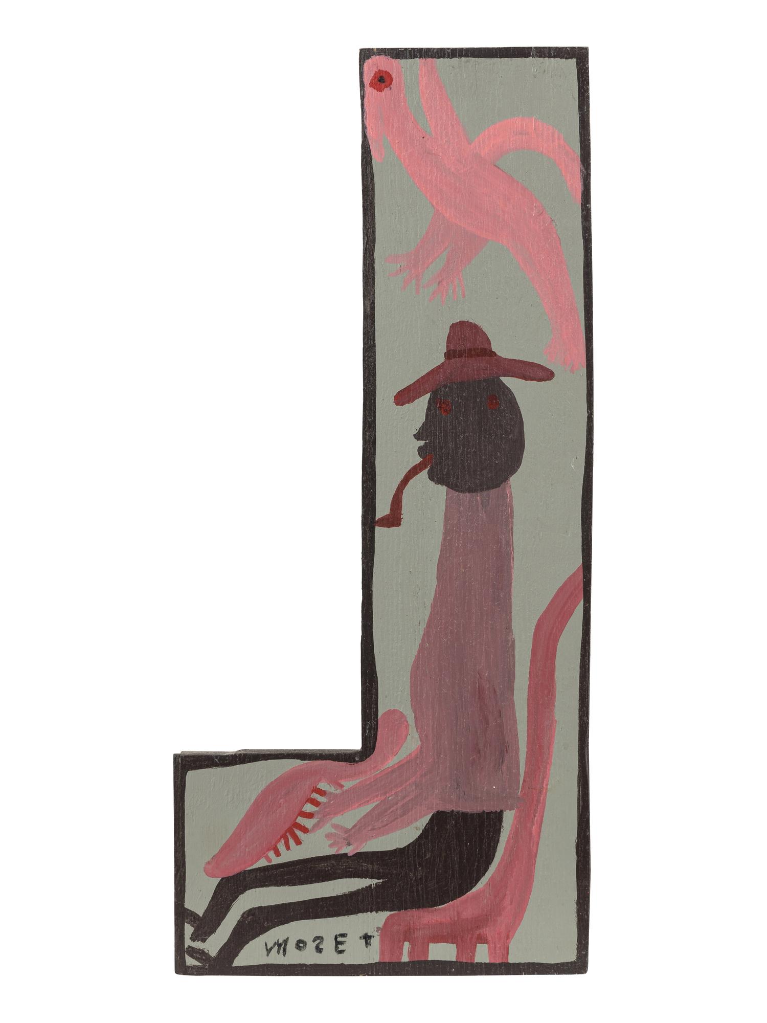 Untitled (Seated Man) and Untitled (Seated Woman) (two works)