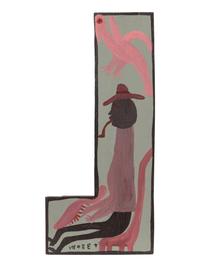 Untitled (Seated Man) and Untitled (Seated Woman) (two works)