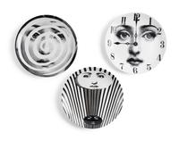 Collection of Three Surrealist Plates Fornasetti Milano, Italy