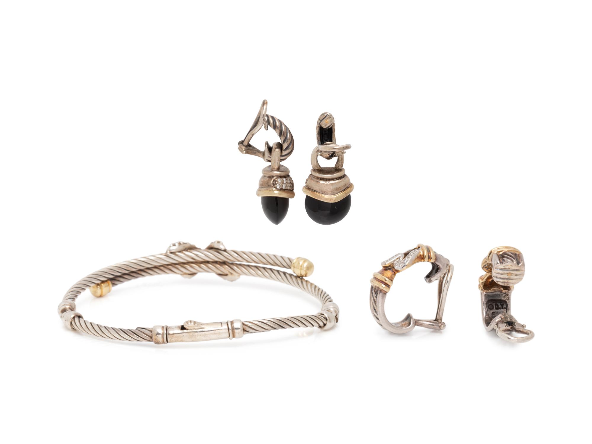 DAVID YURMAN, COLLECTION OF STERLING SILVER, YELLOW GOLD AND DIAMOND JEWELRY
