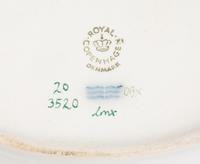 A Pair of Royal Copenhagen Flora Danica Porcelain Oval Platters