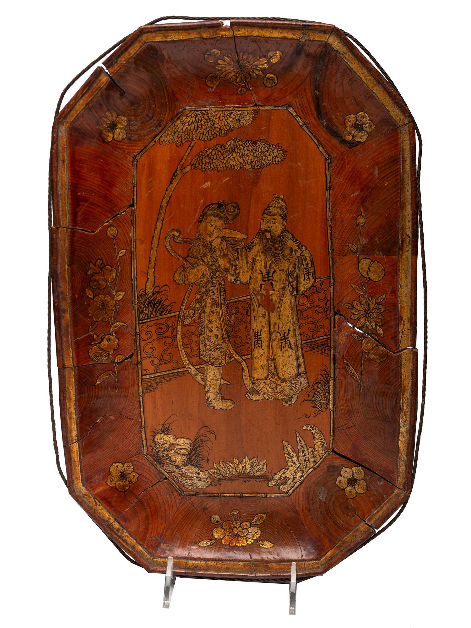 Seven Chinese Lacquered Articles