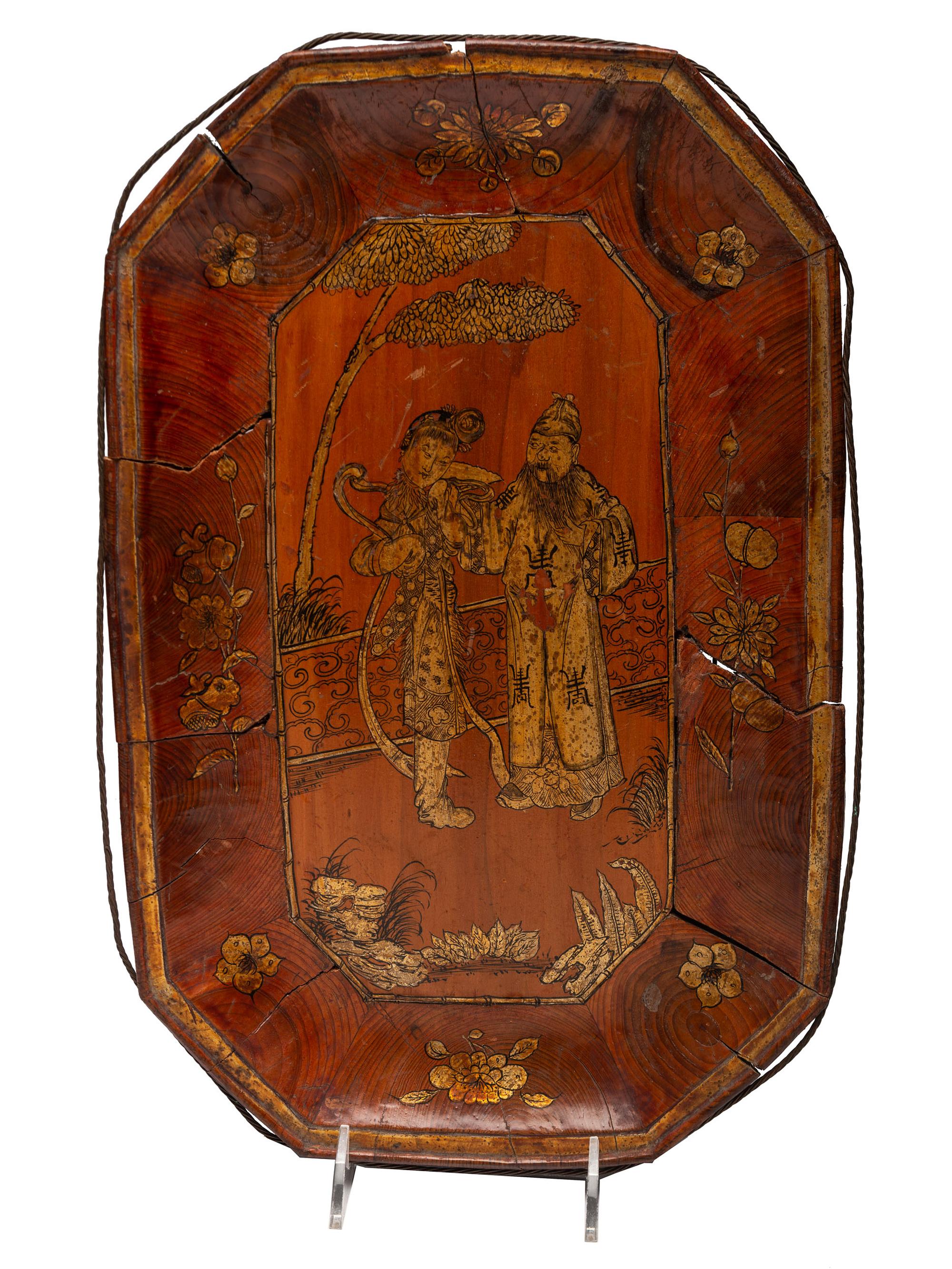 Seven Chinese Lacquered Articles