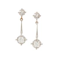 WHITE GOLD AND DIAMOND EARRINGS