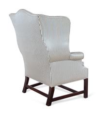 A George III Style Mahogany Wingback Armchair