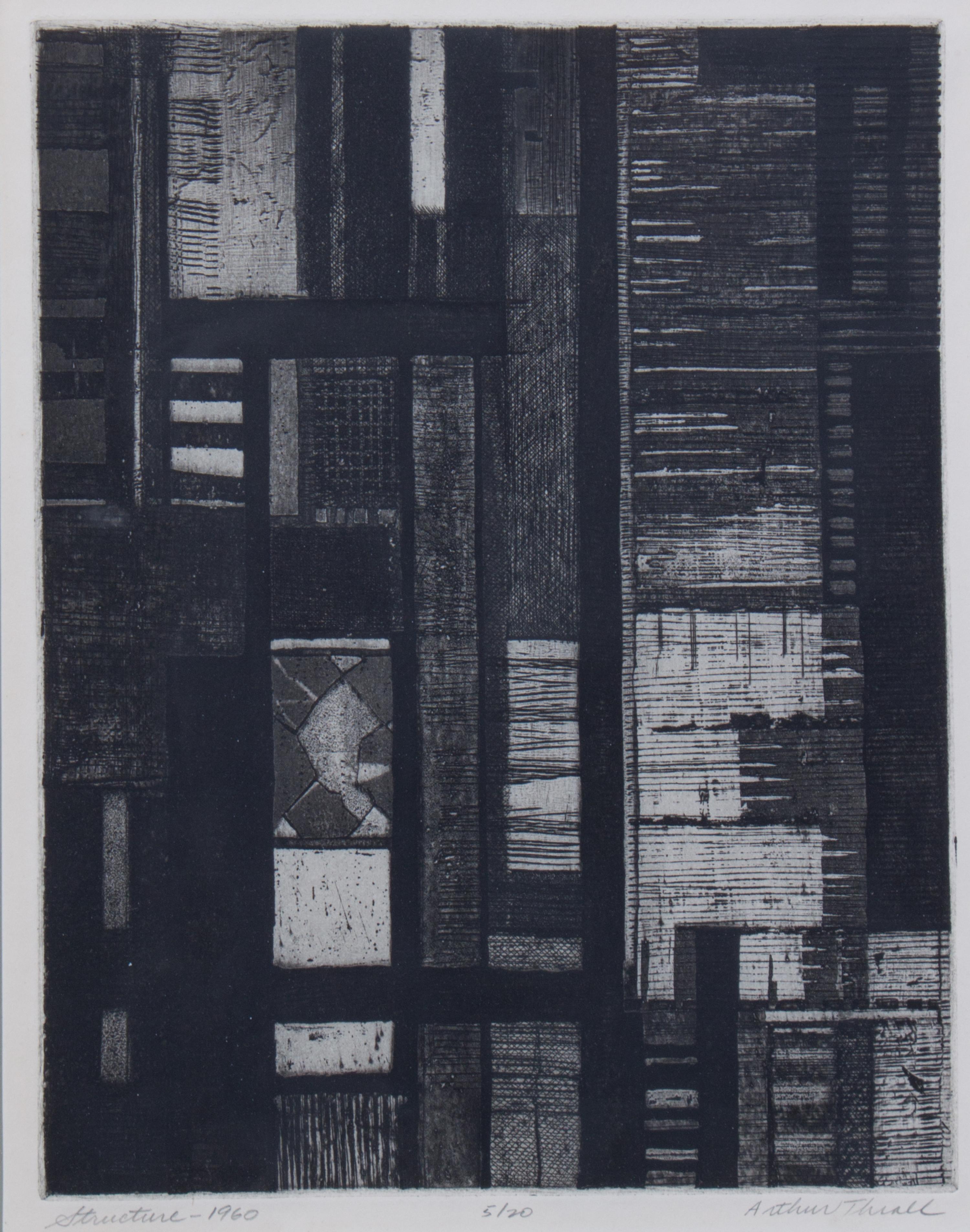 Arthur Thrall, (Wisconsin, 1926-2015), Structure, 1960