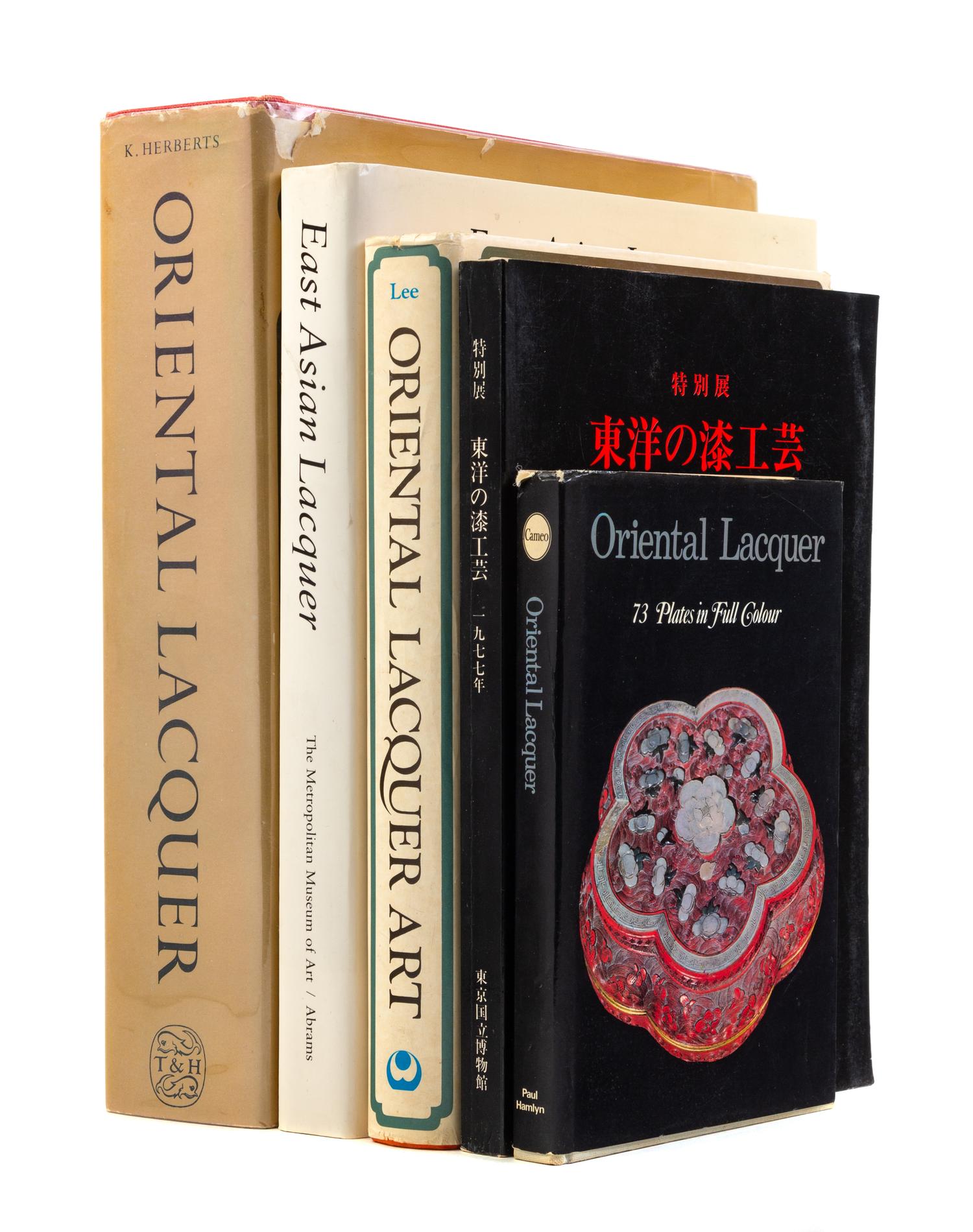 9 Books Pertaining to Asian Lacquer Ware