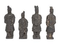 Four Terracotta Warrior Replicas
