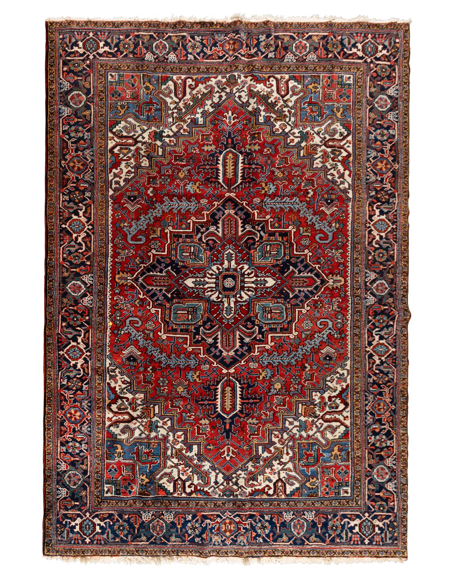 A Heriz Wool Rug