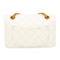 CHANEL, SMALL WHITE 2.55 REISSUE FLAP BAG