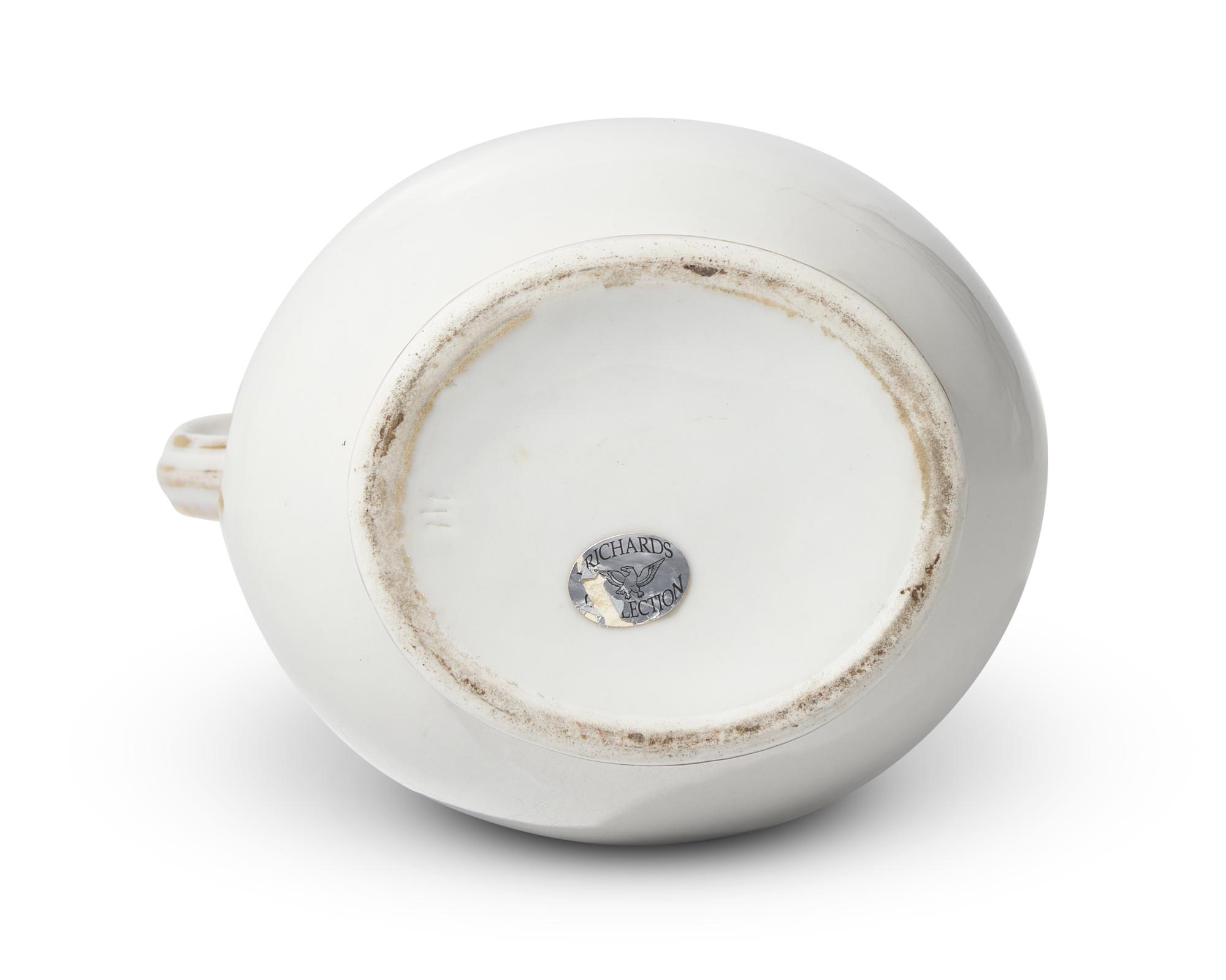 A Presidential Porcelain Water Pitcher Associated With Chester A. Arthur (1829-1886)