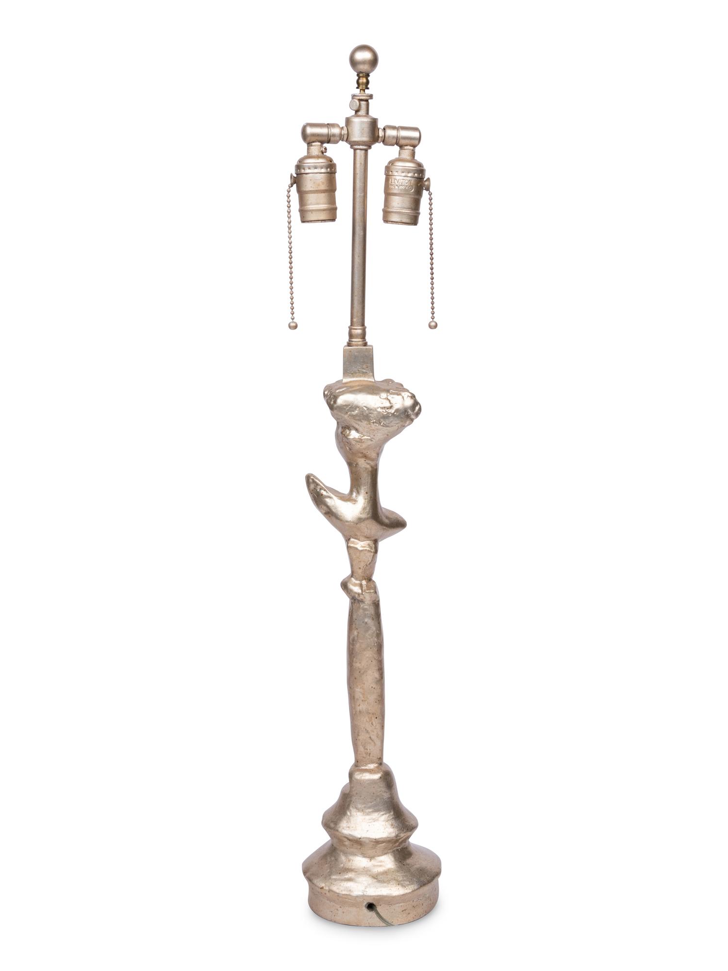 A Diego Giacometti Style Composition "Sirmos" Table Lamp