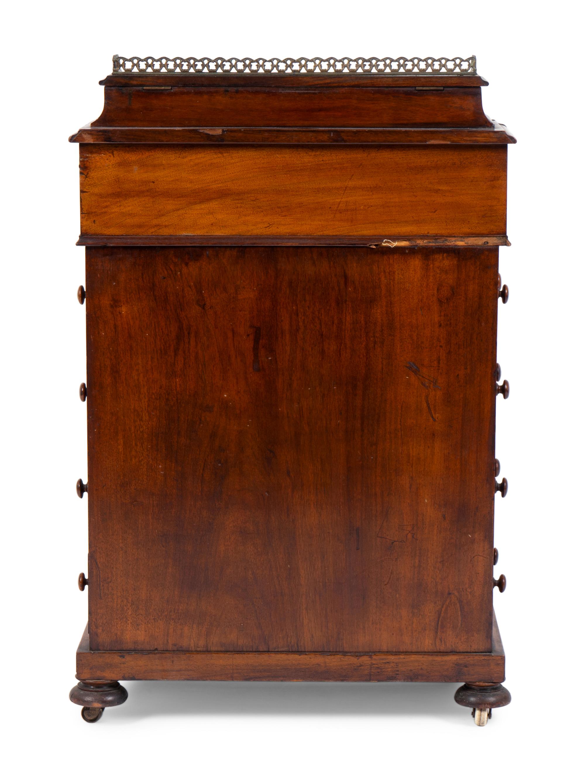 A Victorian Burl Walnut Davenport Desk — 19TH CENTURY