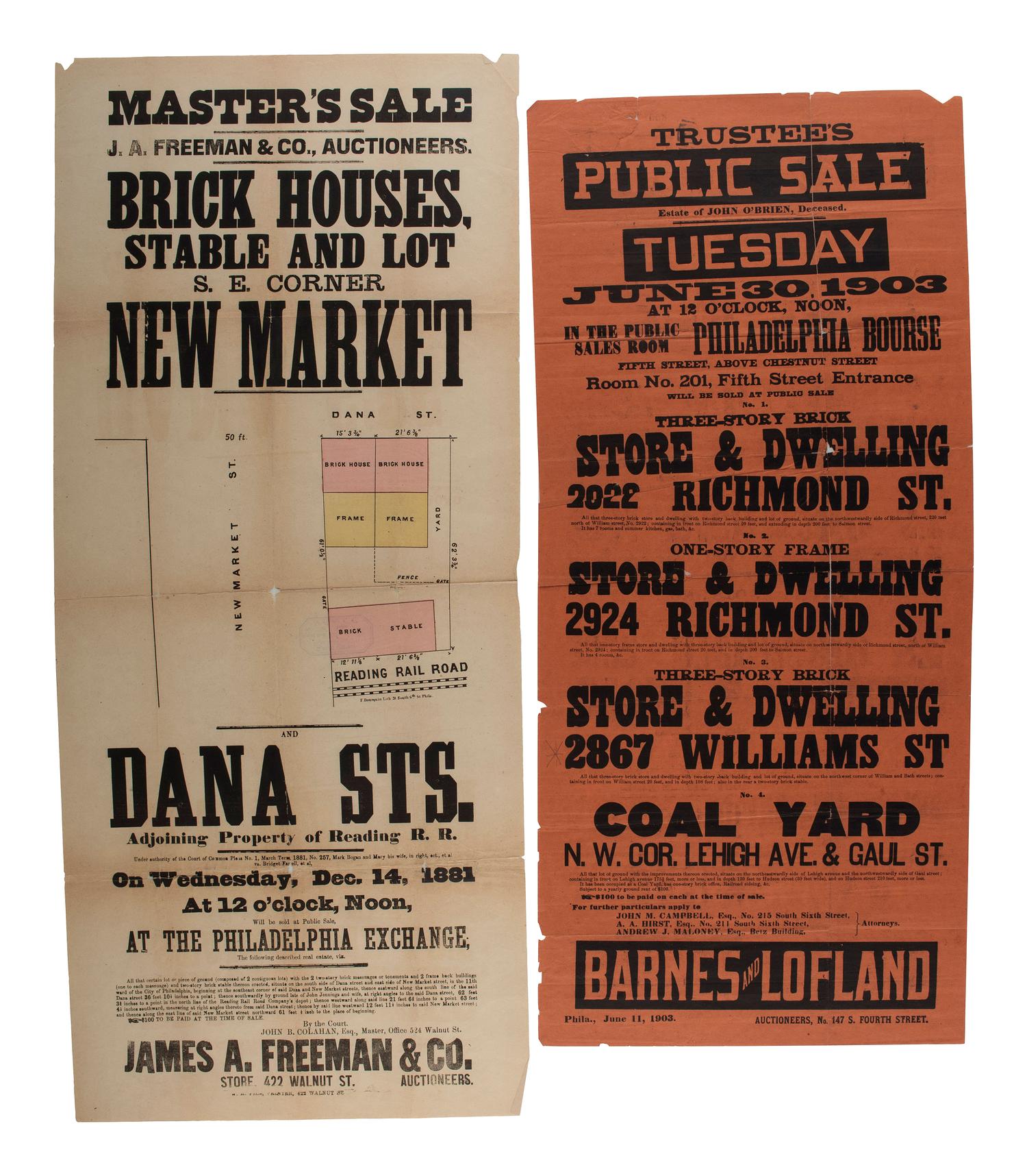 [MAPS] - [WESTERN EXPANSION]. A railway broadside and pocket maps of Hudson River, California, and Iowa.