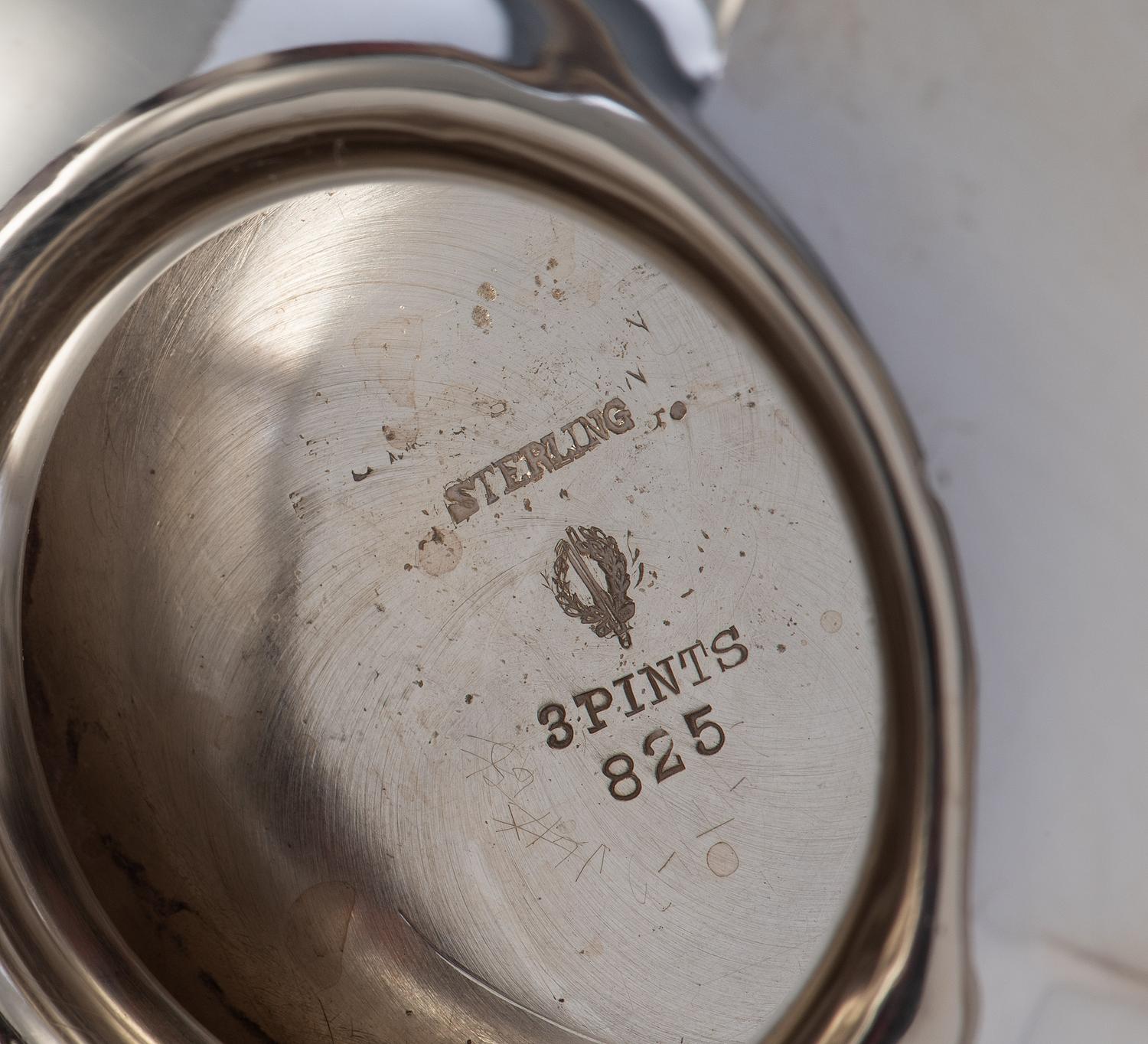 An American Silver Water Pitcher