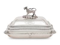 A George III Silver Covered Entrée Dish of Ducal Interest