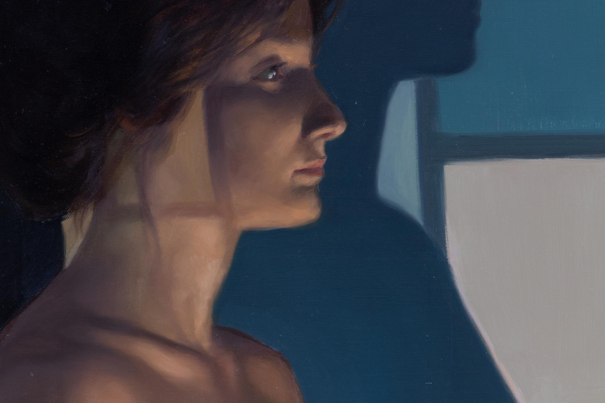 Figure with Projection of Mondrian