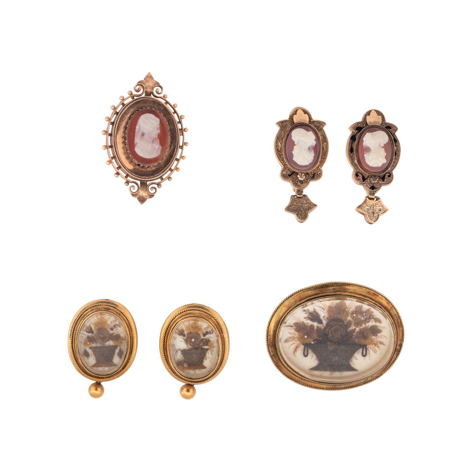 VICTORIAN, COLLECTION OF JEWELRY