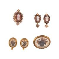VICTORIAN, COLLECTION OF JEWELRY