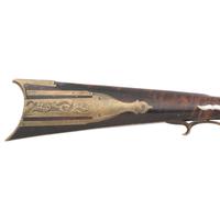 Full Stock Percussion Rifle Marked J Douglas