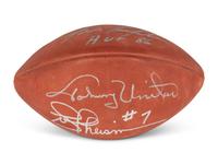 A Group of Eight Pro Football Hall of Fame Signed Autograph Items (Beckett Authentication Services BAS Certified),