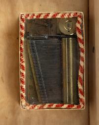 A Palais Royal Burlwood Musical Sewing Box