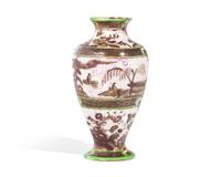 A Wedgwood Chinoiserie Decorated Lustreware Vase