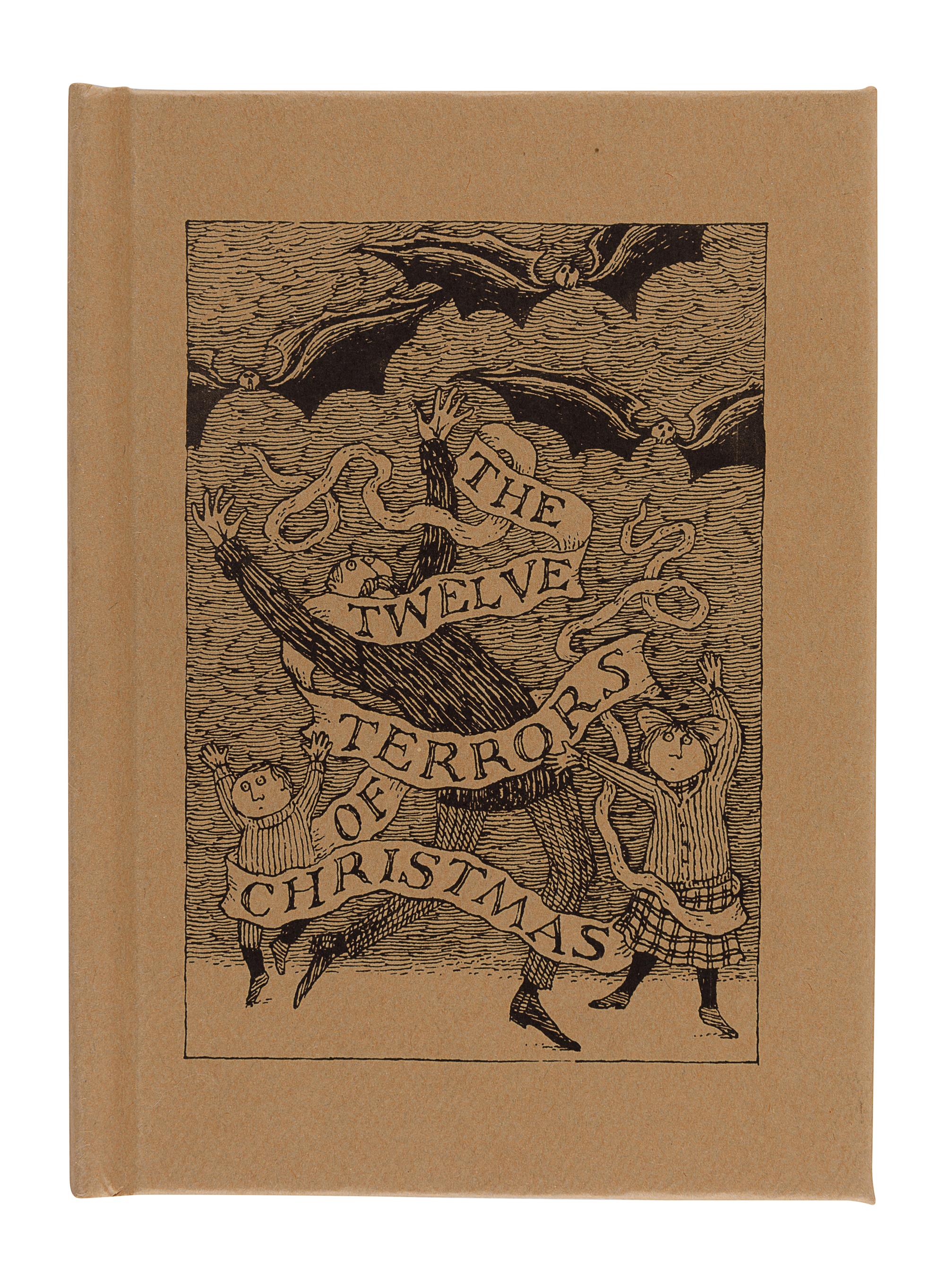 GOREY, Edward (1925-2000), illustrator. -- UPDIKE, John (1932-2009). The Twelve Terrors of Christmas . New York: Gotham Book Mart, 1994.