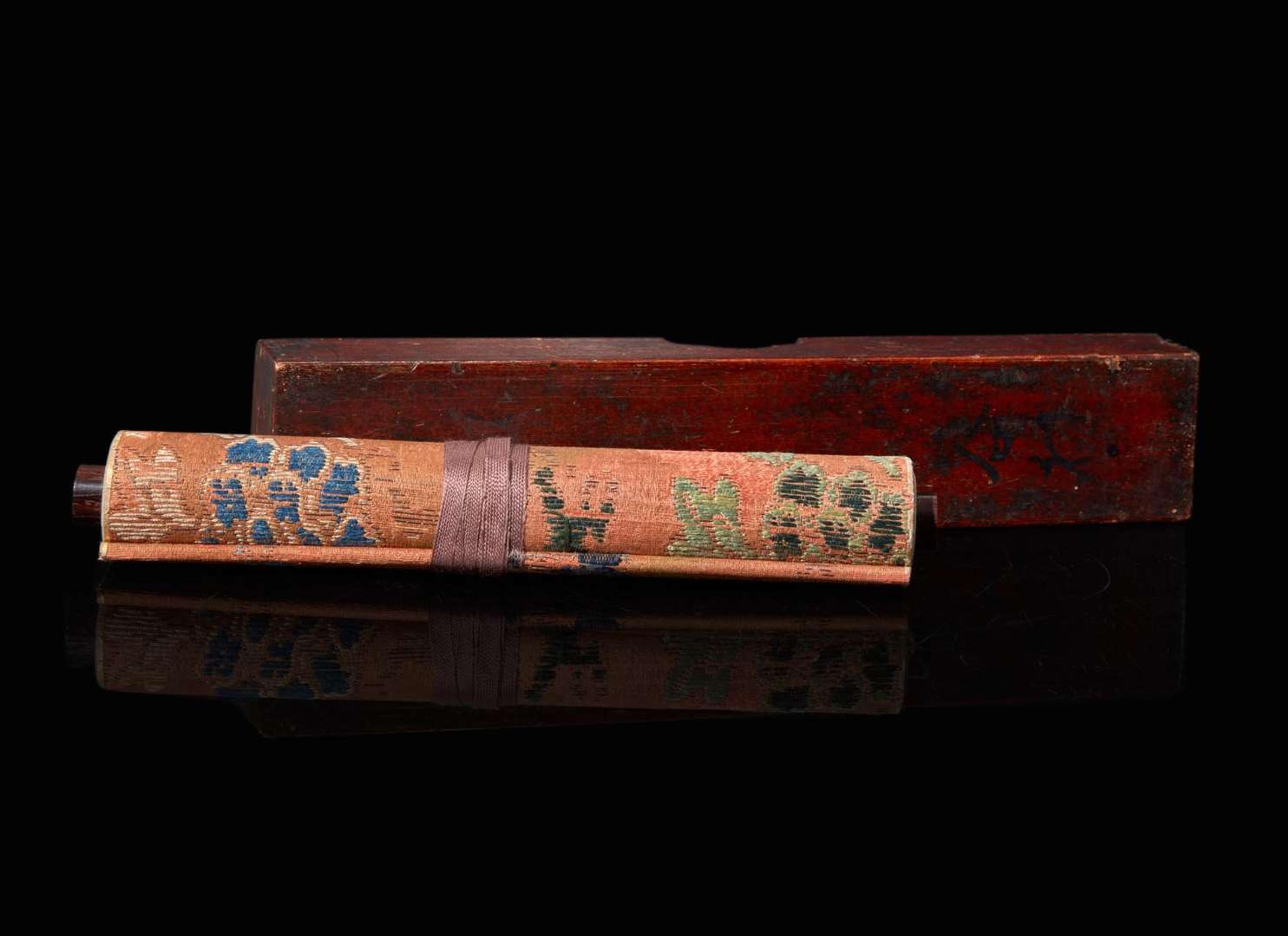 Chinese School, Qing dynasty, handscroll 狩獵圖 清