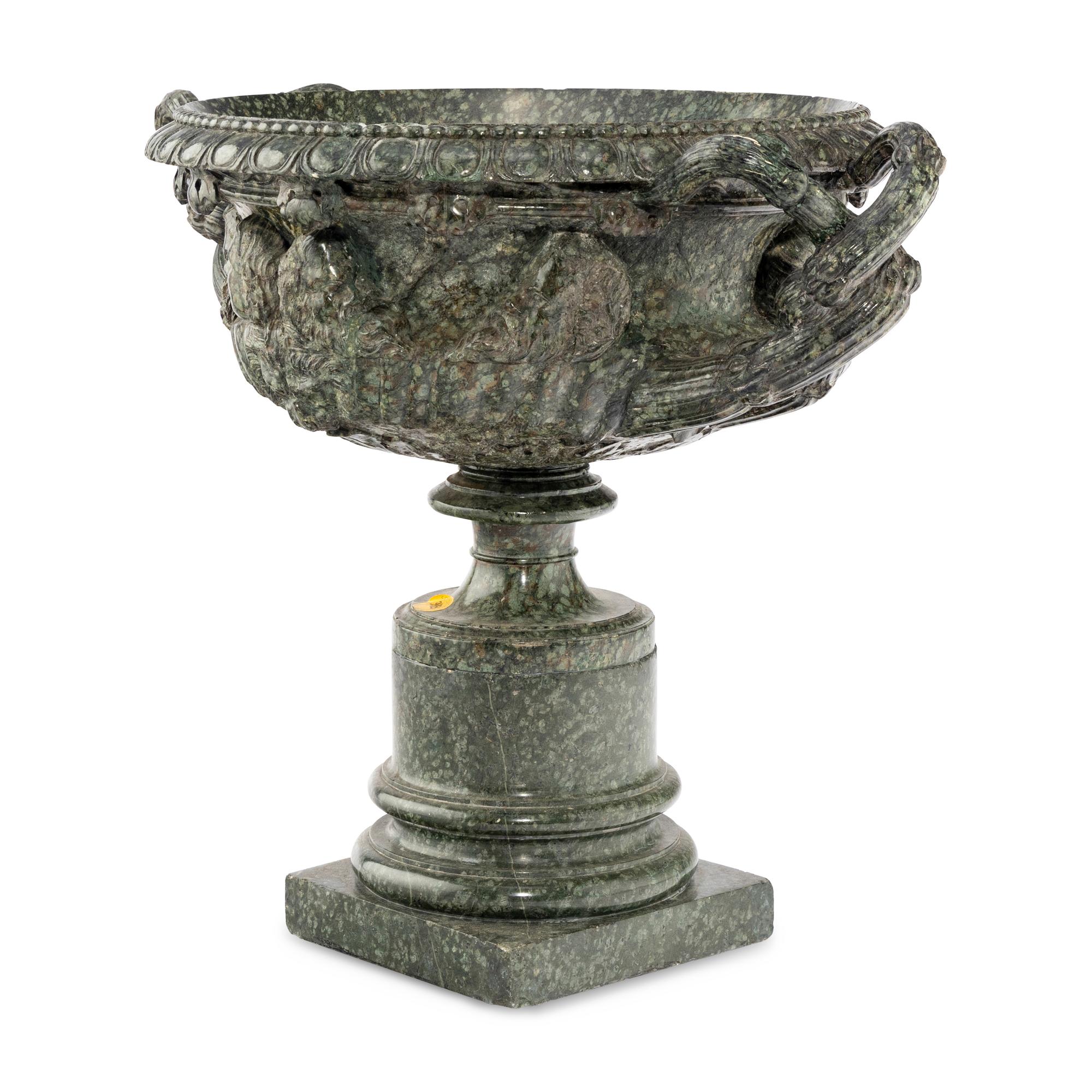 An Italian Neoclassical Marble Model of the Warwick Vase