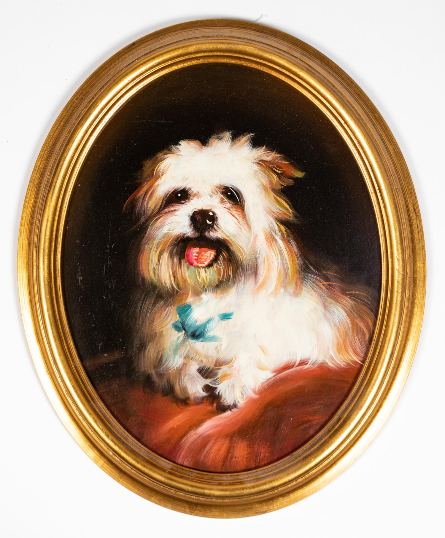 A Group of Twelve Dog Paintings