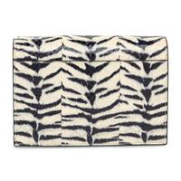 Saint Laurent, Kate Strap Wallet in Zebra-Print Snakeskin